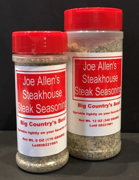 Joe Allen’s Steakhouse Steak Seasoning