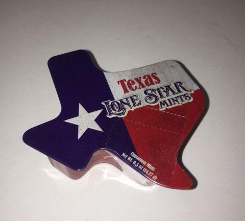 Mints: Texas-Shaped Tin