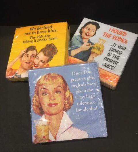 Napkins, Cocktail Humorous