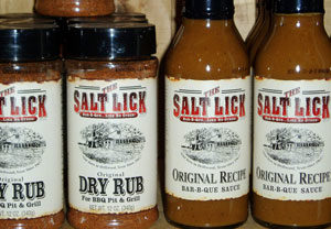 Salt Lick Rub and BBQ Sauce