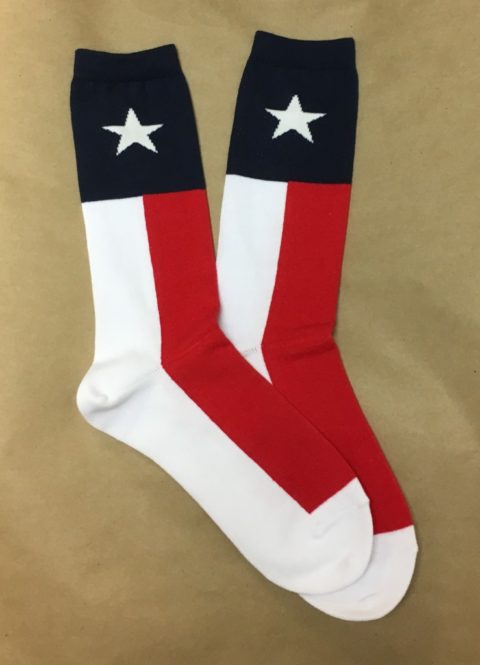 Socks: Texas Flag