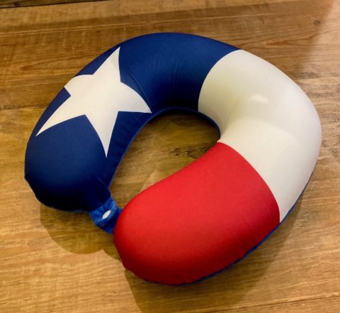 Texas Travel Pillow