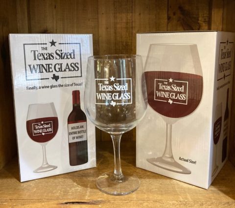 Texas-Sized Wine Glass