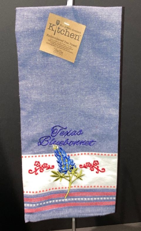 Towel, Embroidered Texas