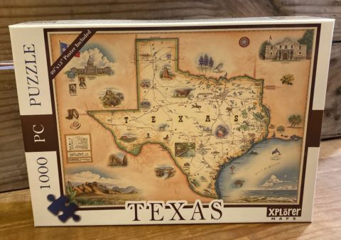 Puzzle, Texas Map