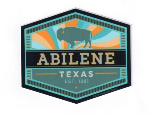 Sticker, Abilene Buffalo Crest