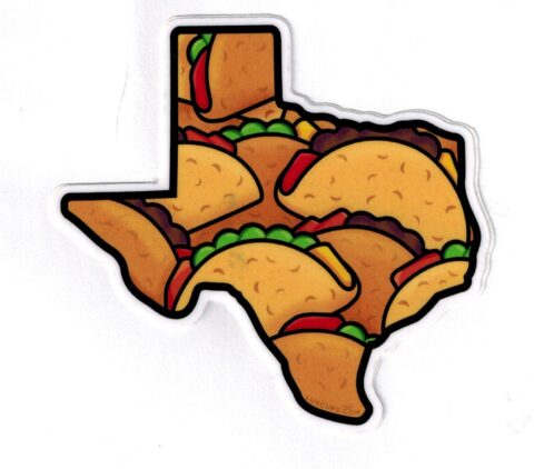 Sticker, Texas Taco