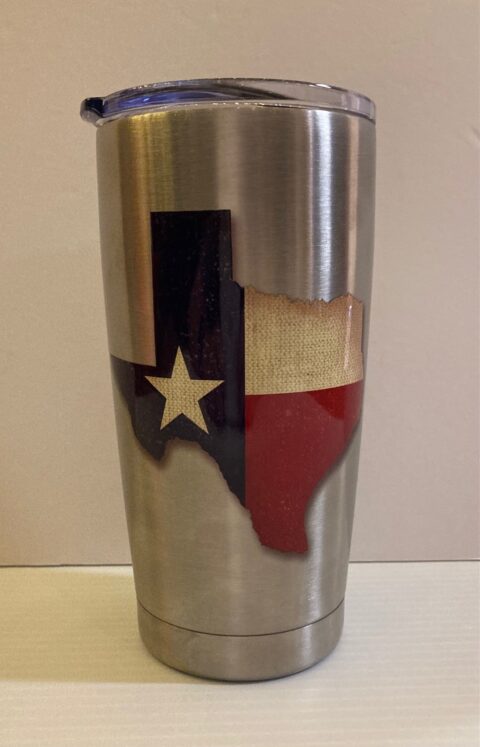 Tumbler, Texas Flag