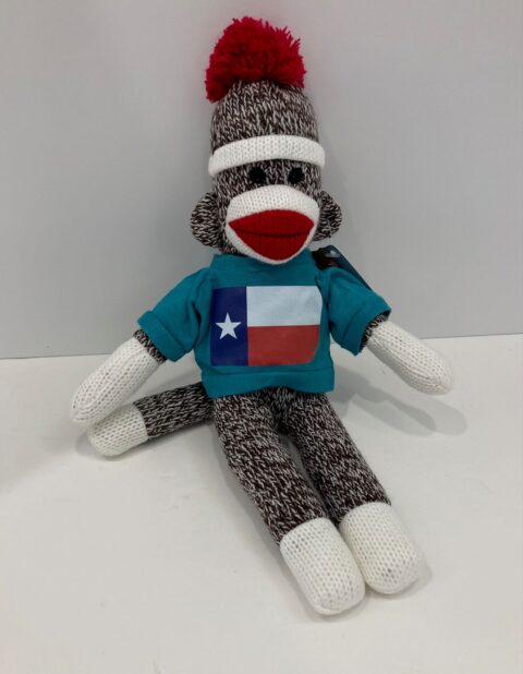 Sock Monkey, Texas Flag