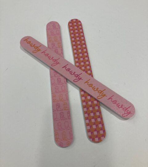 Howdy Nail Files, Set of 3