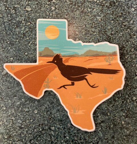 Sticker, Texas Roadrunner