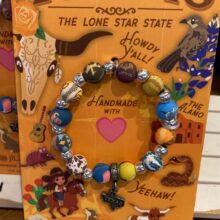 Texas Bead & Charm Bracelet for Kids