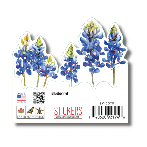 Sticker, Texas Bluebonnets