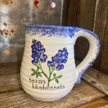 Mug, Bluebonnet Pottery-Style