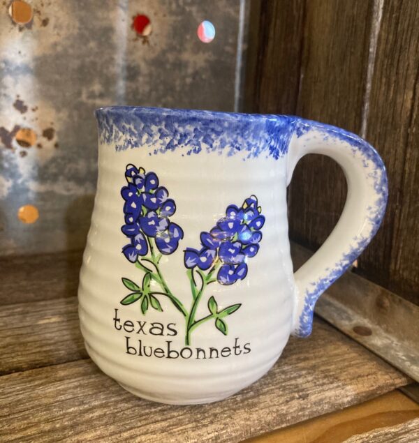Mug, Bluebonnet Pottery-Style